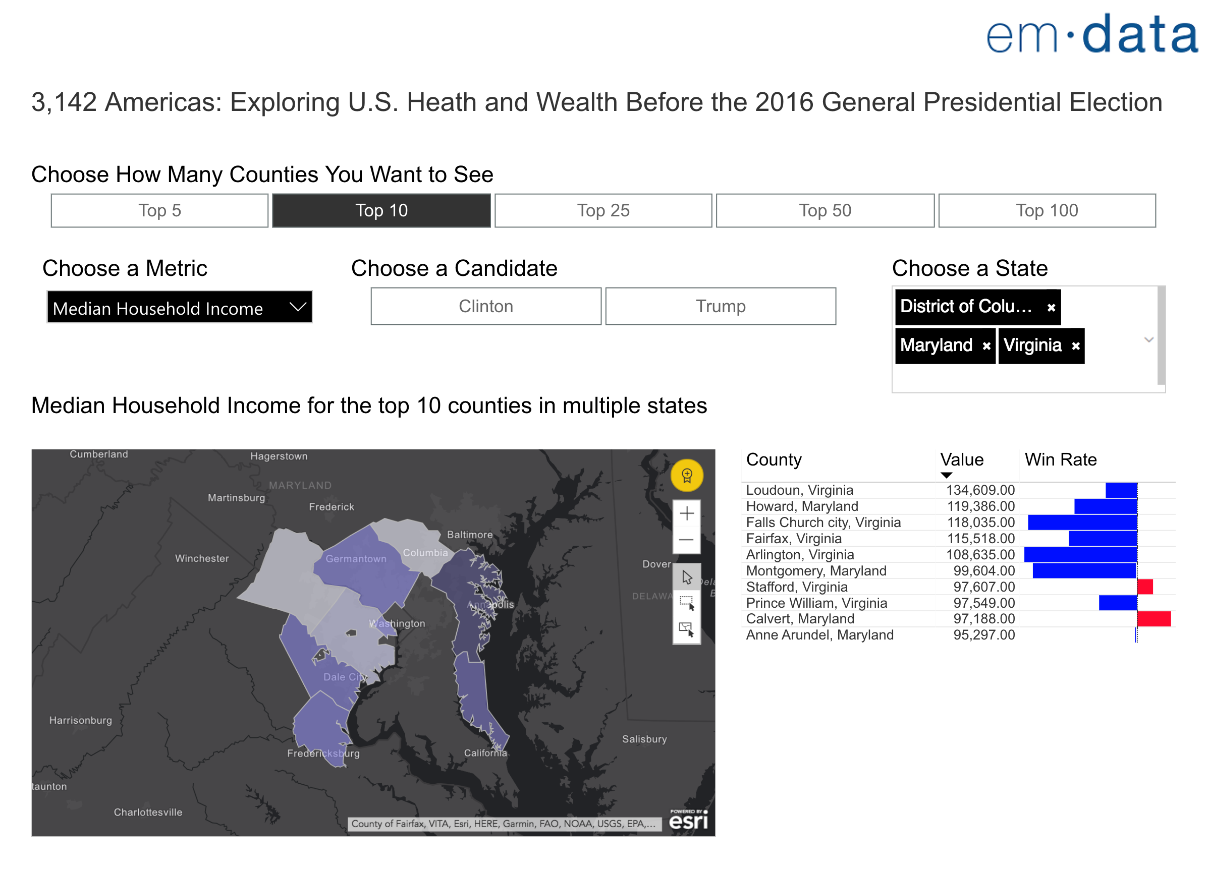 Esri County-Level Map